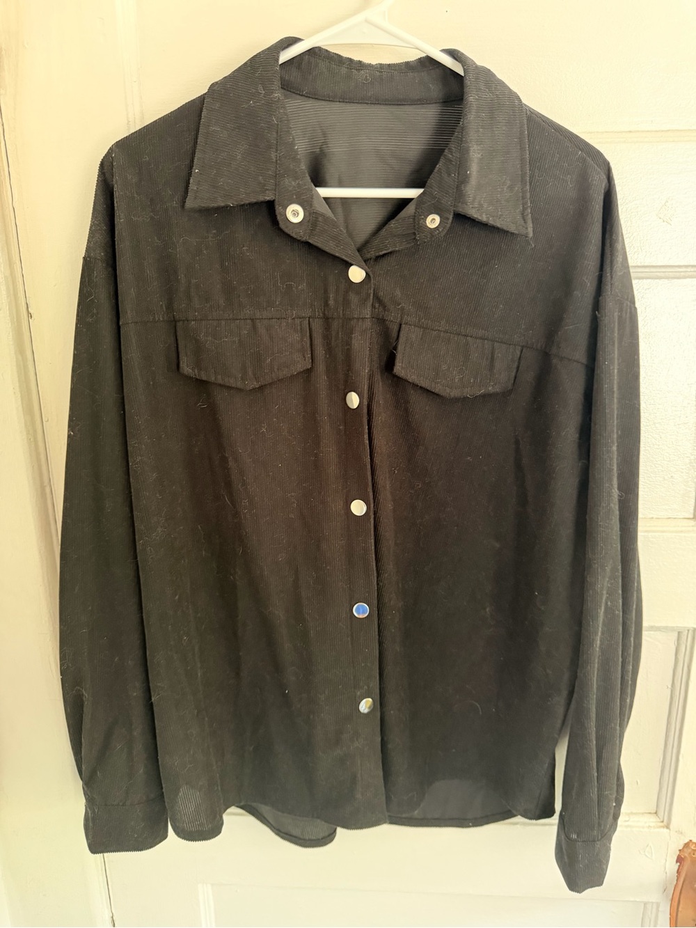 Classic Black Button-Up Shirt